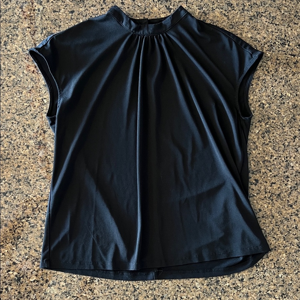 Philosophy Women’s Black Sleeveless High Neck Blouse